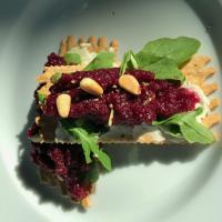 fancy beet crisps