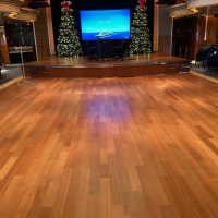 Showing the shape of the BBKings floor