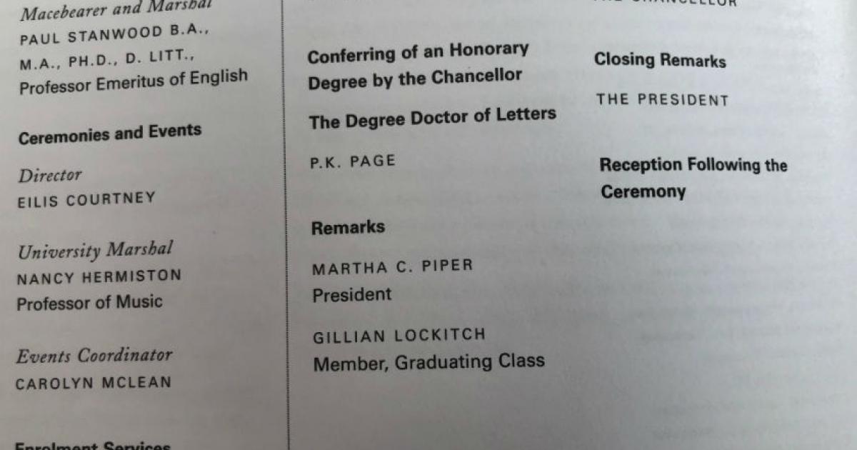 From graduation program From graduation program