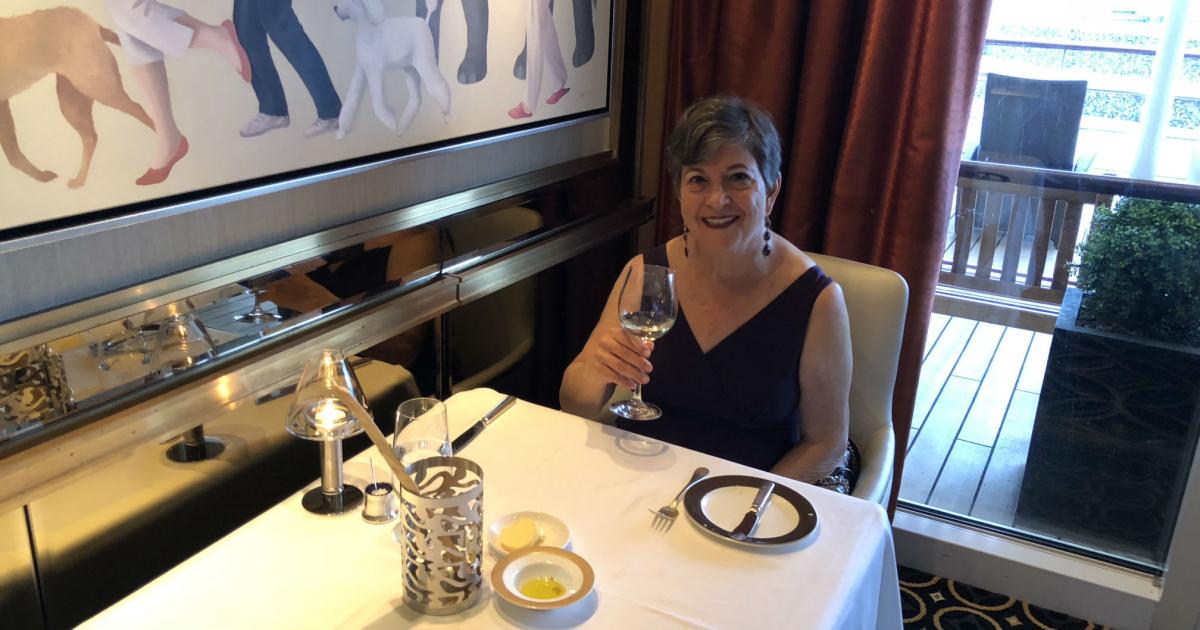 dining in the Verandah on QM2